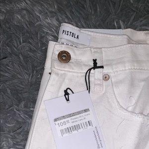 White boyfriend jeans